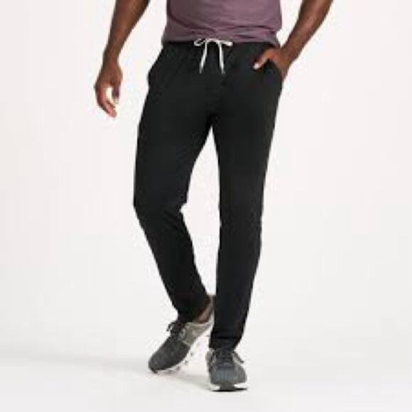 Vuori Men's Ponto Performance Pant in Black Men's Small - Picture 1 of 6